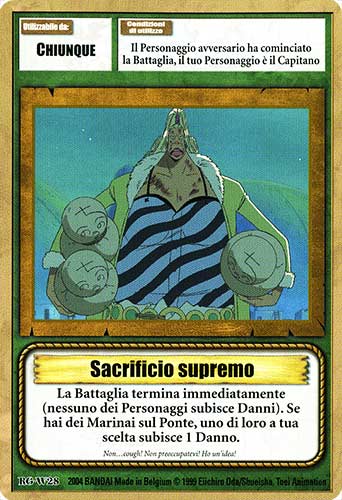 RG-W28 Sacrificio supremo comune -NEAR MINT-