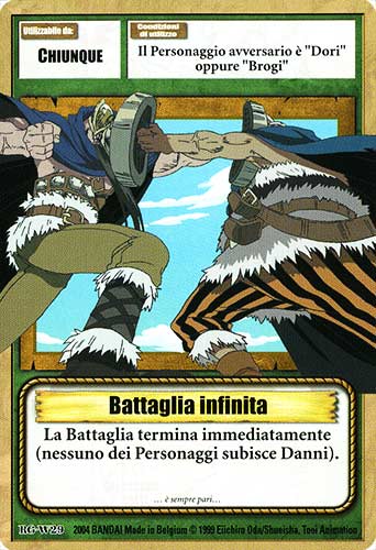 RG-W29 Battaglia infinita comune -NEAR MINT-