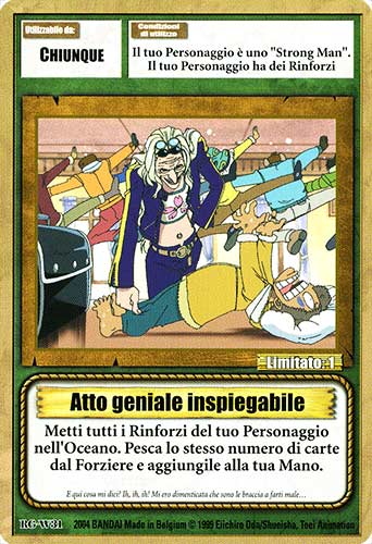 RG-W31 Atto geniale inspiegabile comune -NEAR MINT-