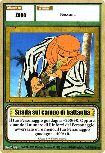 BA-W03 Spada sul campo di battaglia comune -NEAR MINT-