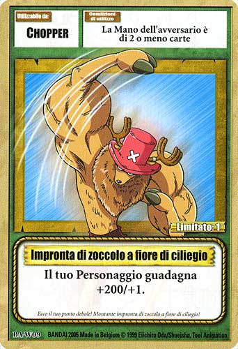 BA-W09 Impronta di zoccolo a fiore di ciliegio comune -NEAR MINT-