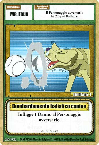 BA-W13 Bombardamento balistico canino comune -NEAR MINT-