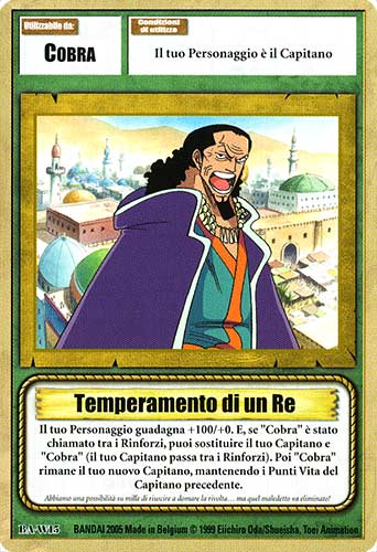 BA-W15 Temperamento di un Re comune -NEAR MINT-