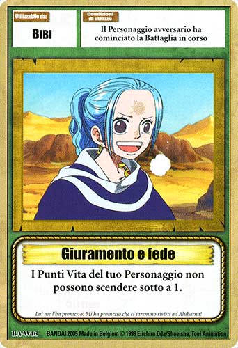 BA-W16 Giuramento e fede comune -NEAR MINT-