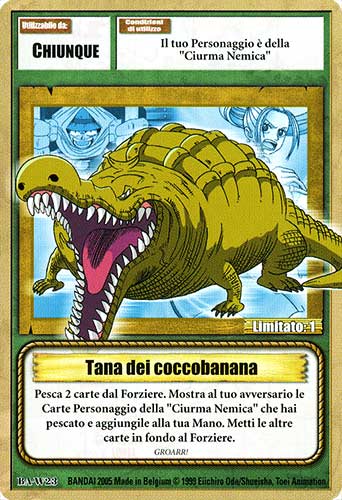 BA-W23 Tana dei coccobanana comune -NEAR MINT-