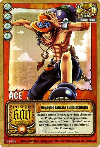 RK-C02 Orgoglio tatuato sulla schiena rara foil