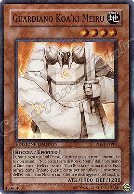 RGBT-ITPP3 Guardiano Koa'ki Meiru super rara Edizione Limitata (IT)  -PLAYED-