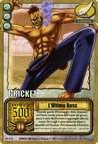 JS-C11 L'ultimo Boss rara foil -NEAR MINT-