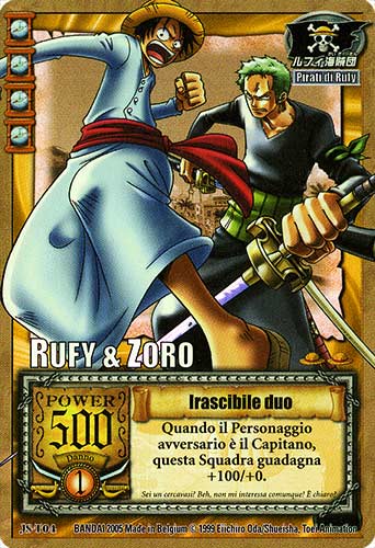 JS-T04 Irascibile duo rara foil -NEAR MINT-