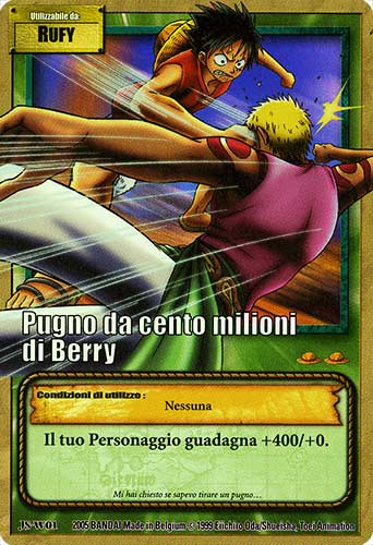 JS-W01 Pugno da cento milioni di Berry rara foil -NEAR MINT-