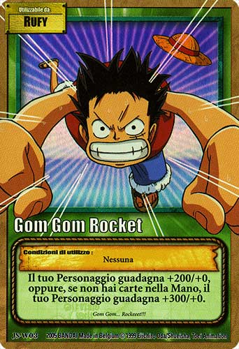 JS-W03 Gom Gom Rocket rara foil -NEAR MINT-