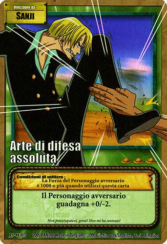 JS-W05 Arte di difesa assoluta rara foil -NEAR MINT-