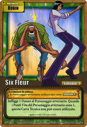 JS-W06 Six Fleur rara foil -NEAR MINT-