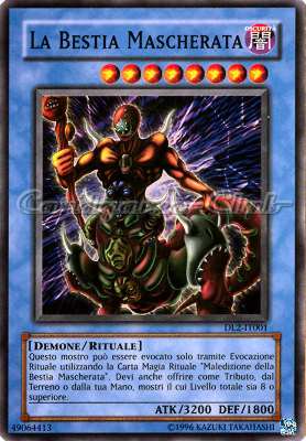 DL2-IT001 La Bestia Mascherata super rara Unlimited (IT) -NEAR MINT-