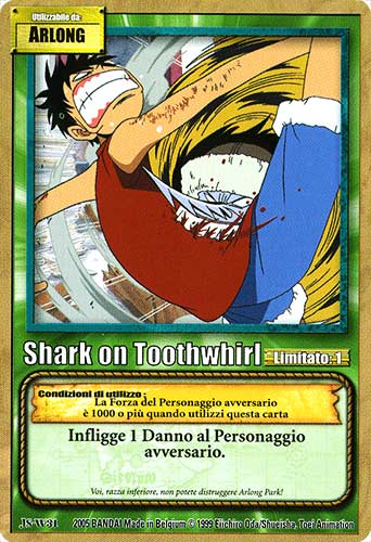 JS-W31 Shark on Toothwhirl comune -NEAR MINT-