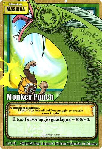 JS-W37 Monkey Punch comune -NEAR MINT-