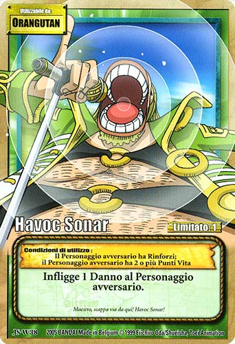 JS-W38 Hovoc Sonar comune -NEAR MINT-