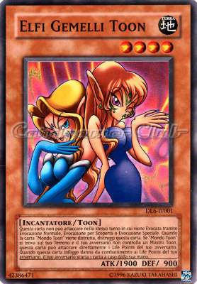 DL6-IT001 Elfi Gemelli Toon super rara Unlimited (IT) -NEAR MINT-