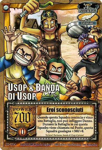 JO-T04 Eroi sconosciuti rara foil -NEAR MINT-