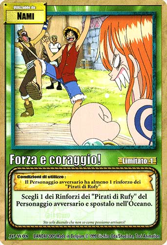 JO-W08 Forza e coraggio! comune -NEAR MINT-