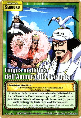 JO-W12 Lingua melliflua dell'Ammiraglio d'Armata comune -NEAR MINT-