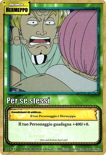 JO-W15 Per se' stessi comune -NEAR MINT-