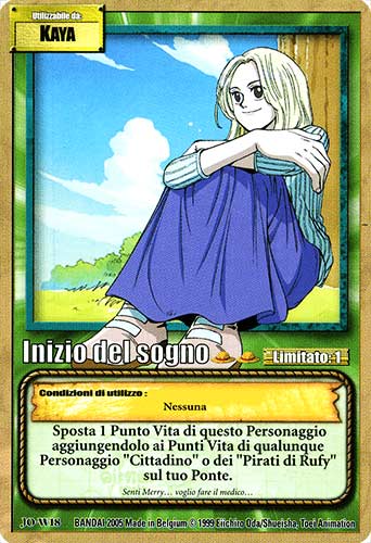 JO-W18 Inizio del sogno comune -NEAR MINT-