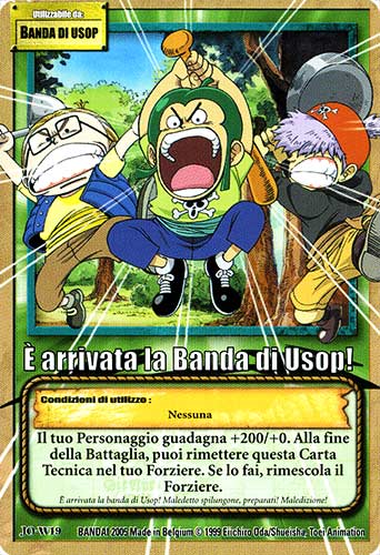 JO-W19 E' arrivata la Banda di Usop comune -NEAR MINT-