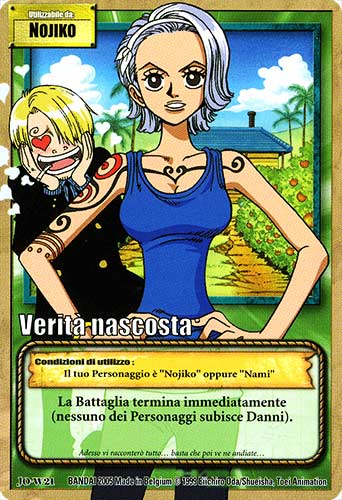 JO-W21 Verita' nascosta comune -NEAR MINT-