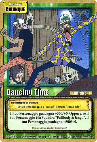 JO-W25 Dancing Time comune -NEAR MINT-