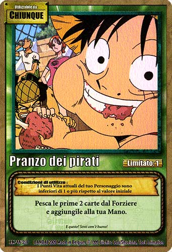 LKW23 Pranzo dei pirati rara foil
