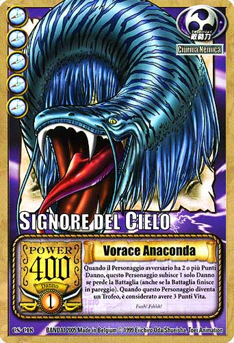CS-C18 Vorace Anaconda comune -NEAR MINT-
