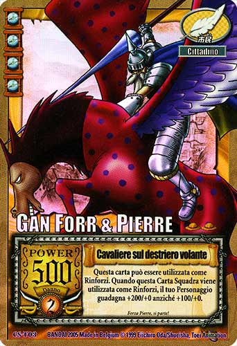 CS-T03 Cavaliere sul destriero volante rara foil -NEAR MINT-