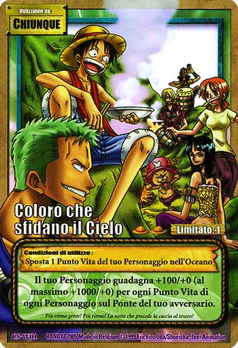 CS-W01 Coloro che sfidano il Cielo rara foil -NEAR MINT-