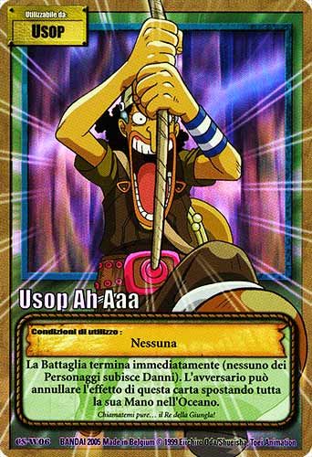CS-W06 Usop Ah Aaa rara foil -NEAR MINT-