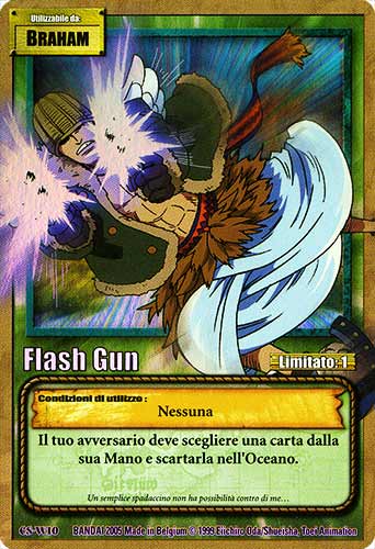 CS-W10 Flash Gun rara foil -NEAR MINT-