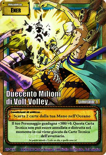 CS-W11 Duecento Milioni di Volt Volley rara foil -NEAR MINT-