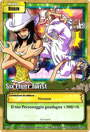 CS-W19 Six Fleur Twist comune -NEAR MINT-