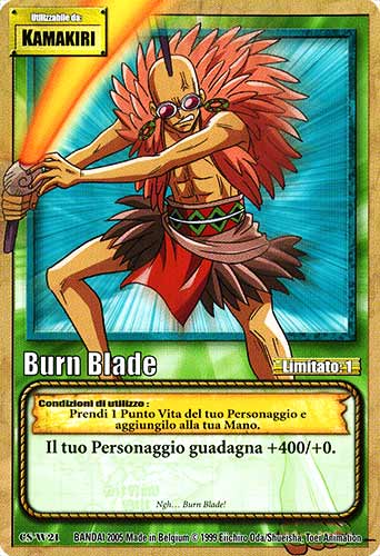 CS-W21 Burn Blade comune -NEAR MINT-