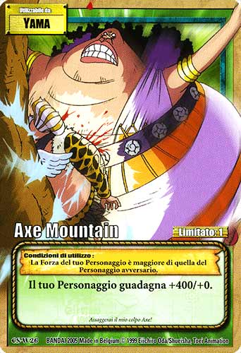 CS-W26 Axe Mountain comune -NEAR MINT-