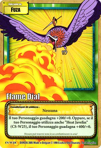 CS-W28 Flame Dial comune -NEAR MINT-