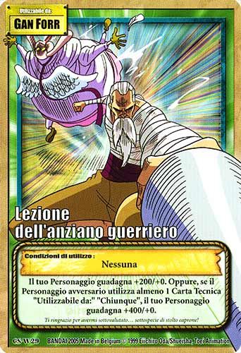 CS-W29 Lezione dell'anziano guerriero comune -NEAR MINT-