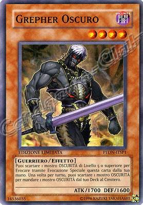 PTDN-ITSP1 Grepher Oscuro super rara Edizione Limitata (IT) -PLAYED-