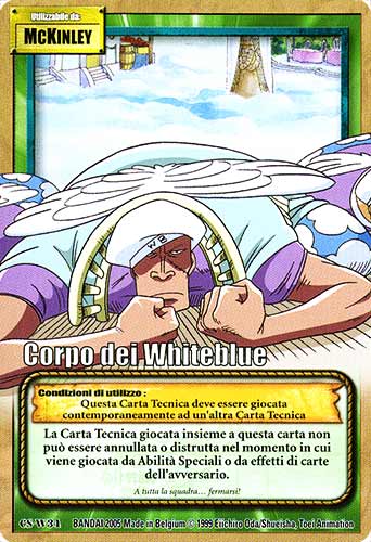 CS-W34 Corpo dei Whiteblue comune -NEAR MINT-
