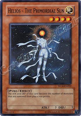 WC6-EN002 Helios-The Primordial Sun super rara (EN) -NEAR MINT-