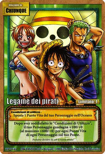 BP-W01 Legame dei pirati rara foil -NEAR MINT-