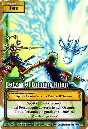 BP-W02 Belva del Fulmine Kiten rara foil -NEAR MINT-