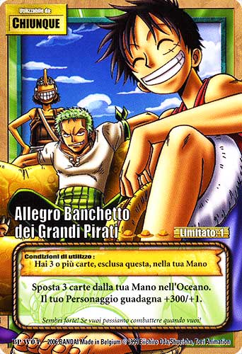 BP-W04 Allegro Banchetto dei Grandi Pirati comune -NEAR MINT-