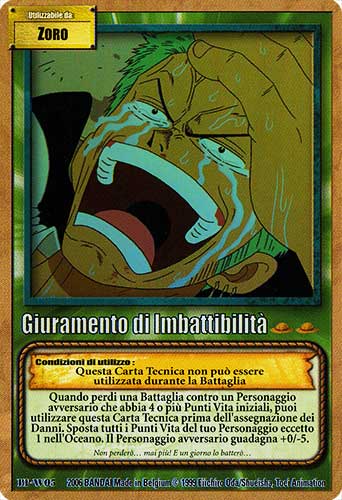 BP-W05 Giuramento di imbattibilita' rara foil -NEAR MINT-