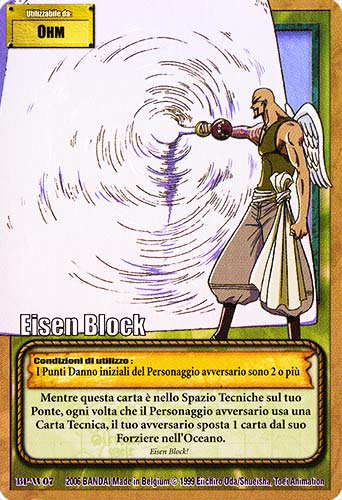 BP-W07 Eisen Block rara foil -NEAR MINT-